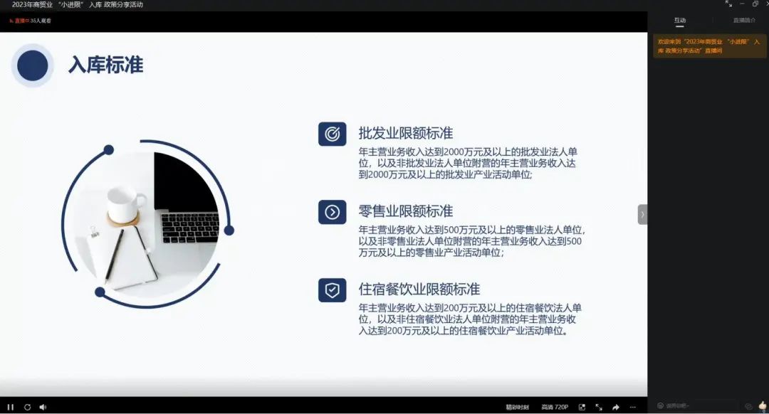 楚天同创众创空间2023年商贸业“小进限”入库政策分享活动圆满结束